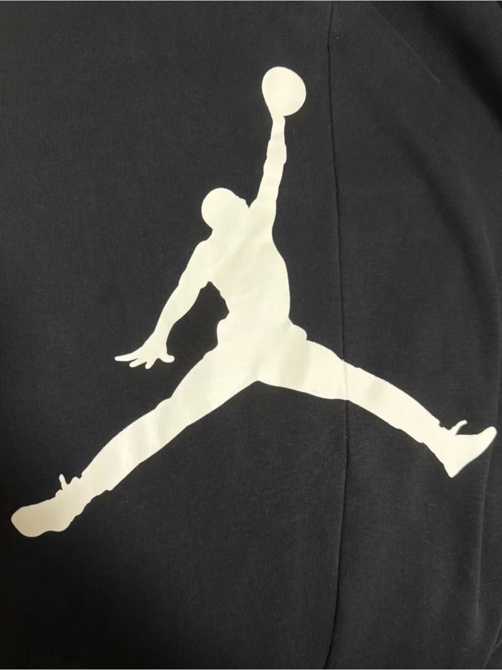 Jordan Black Joggers with White Jumpman Logo